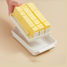 Butter Container with Built-in Cutting Slot, Butter Container Dish with Lid for Fridge, Butter Cutting and Storage Box
