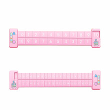 Kids' Double-Sided Math Decomposition Ruler (0-10/0-20) for Addition & Subtraction – Portable, Clear Markings, Early Learning Tool