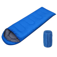 JINGT Winter Camping Sleeping Bag: Waterproof, Warm & Spacious for All Seasons! Blue 0.95kg(180+30)*75cm