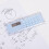 AuroraX Compact Desktop Calculator Electric Simple Basic Calculator,Portable Handheld 8 Digit 4 Function Calculator with 6 Inch Ruler Office Supplies 6