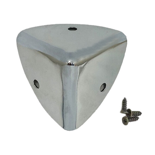Protections d'angle métalliques robustes pour meubles avec vis