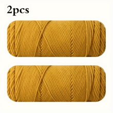 2 Pack 100g/ball Soft 8ply Milk Cotton Yarn Circular Needle Threads for Knitting Woolen Thread Sweater DIY Hat Scarf Warm Hand Knitting
