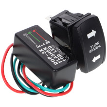 Interruptor basculante de relé intermitente LED, interruptor de encendido/apagado LED, interruptor de intermitentes universal para coches,