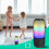 Weiyi-EC Wireless Portable Speaker with 6-color Lights 2