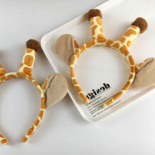 FRCOLOR 2PCS Headband Giraffe Shape Hair Lovely Hair Band Hair Accessories for Performance Party Women Girls