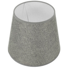 Abat-jour gris foncé au design épuré pour lampadaire de salon (1 pièce) 24 x 24 x 19 cm