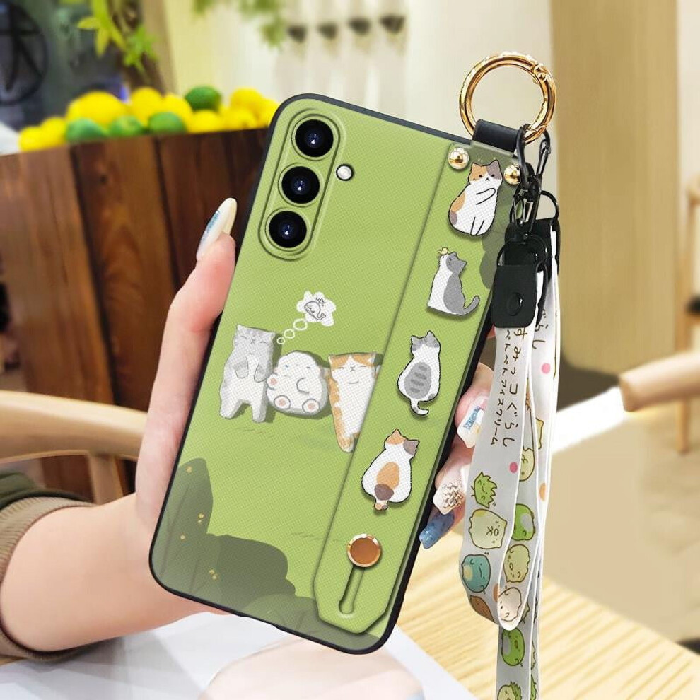 Waterproof Phone Case For Samsung Galaxy A15 Â Anti-Dust, Anti-Knock, Lanyard, Wrist Strap, Kickstand, Dirt-Resistant 9170372345502