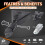 Trailer Tongue Coupler Lock Black 2 Pack 6