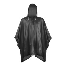 1 Pack Reusable Adult Rain Poncho, Heavy Duty Emergency Raincoat with Drawstring Hood – Lightweight, Long, Plus Size, Compatible with Men & Women