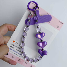 Lanières de téléphone perlées, porte-clés de sac résistant, accessoire de mode féminin, pendentif décoratif à suspendre au poignet, idée