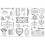 Vintage rub-on transfers for crafts 3 sheets 2