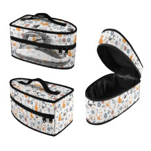 Portable Steamer Travel Organizer Cats Floral Easy to Store and Carry Home Organization Storage Solution Christmas Gift(Case Only)