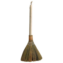 Handmade Woven Broom Detachable Handle Hand Broom Rustic Farmhouse Cleaning Broom