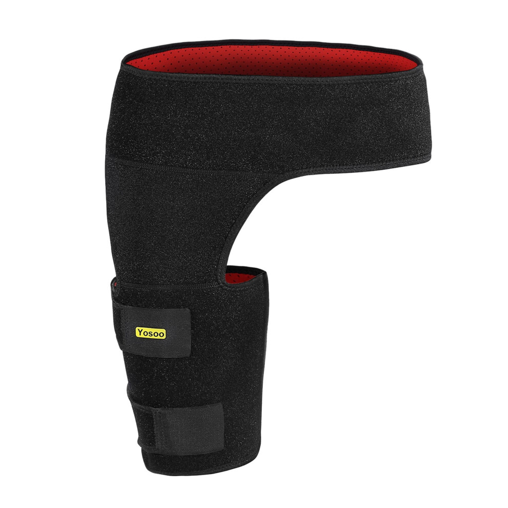 VGEBY Hip Stabilizer & Groin Brace â Adjustable Thigh Support, Compression Sleeve for Sciatic, Quad, Hamstring Relief â Unisex