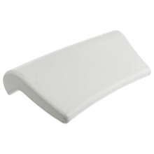 1Pc Comfortable White PU Spa Bath Pillow Neck Cushion with Easy Install Suction Cups