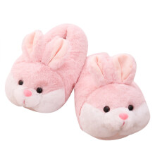 Schattige pluizige pluche slippers - slippers met een grappig design, antislip en warme slippers voor dames en kinderen