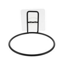 WHAMVOX Black Wall-Mounted Pet Feeder Rack for Cats and