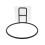 WHAMVOX Black Wall-Mounted Pet Feeder Rack for Cats and 1