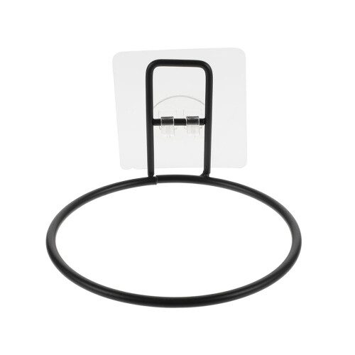 WHAMVOX Black Wall-Mounted Pet Feeder Rack for Cats and
