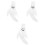 3Pièces Accessoires Halloween Suspendus Fantômes Polyester 5