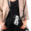 Τσάντα Crossbody με σχέδιο ποδιού 4,33x1,97x7,09 ίντσες 4