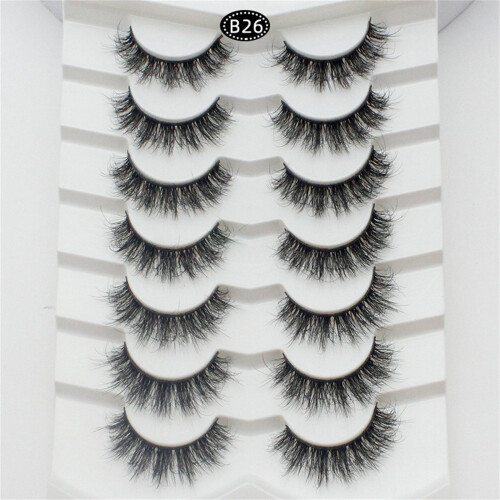 Eyelashes False Eyelashes Lashes 5 Pairs Soft Volume Eyelashes Packs for Dramatic