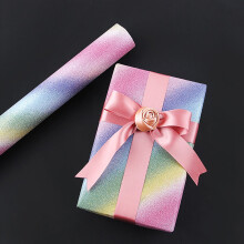Papier cadeau doré à pois, 50 x 70 cm, effet bronze, idéal pour les anniversaires, la Saint-Valentin, les bouquets et la décoration.