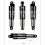 Bike Rear Hydraulic Shock Absorber 120-200mm 4