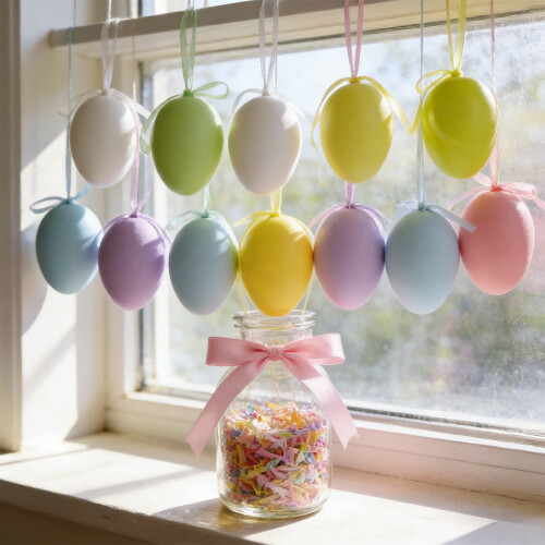 AuroraX Easter Basket Stuffers Easter Egg for Easter Egg Hunt,Personalized 12 Pcs Funny Ornament,Home Indoor Easter Decor