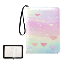 Trading Cards Album with 4-Pocket Sheets, Holds 400 Cards