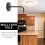Metal Wall Lamp Bracket Hanging Stand 1 Set 4