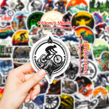 Mountain Bike Stickers Extreme Sports Doodle 150 PCS