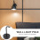 Metal Wall Lamp Bracket Hanging Stand 1 Set 6