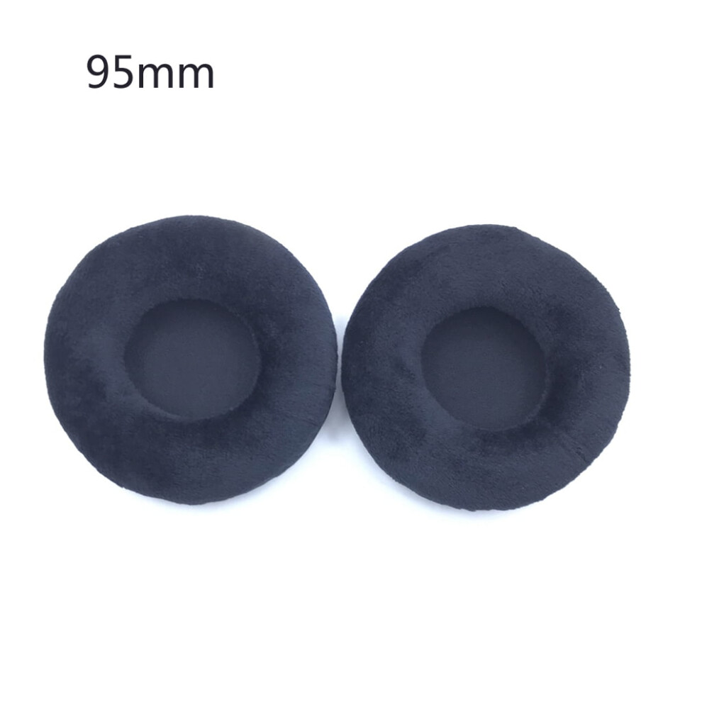 2Pcs Easily Replaced Ear Pads 60Mm-110Mm Headphone Thicker Foam Covers Velvet Cushion Sleeves Headset Earpads Props 9165521893096