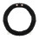 Crochet Steering Wheel Cover 14-15 inch Black 2