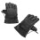 Gaming Heated Gloves Black Artificial Leather 1 Pair 1