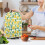 Blender Dust Cover with Handle – Lemon Pattern, 40.5 x 24 3
