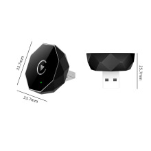 Cuibheoir CarPlay Gan Sreang le haghaidh iPhone USB-A go C Mini