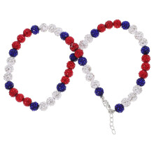 Multi Color Rhinestone Necklace Beaded Neck Chain Men Decorative Neck Jewelry