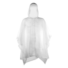 1 Pack Reusable Adult Rain Poncho, Heavy Duty Emergency Raincoat with Drawstring Hood – Compatible with Men & Women, Lightweight & Plus Size