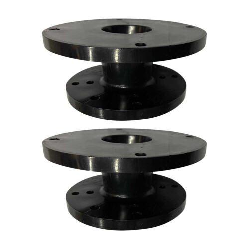 Autodeurluidspreker claxon adapter zwart 11,5x11,5cm 2 stuks 2