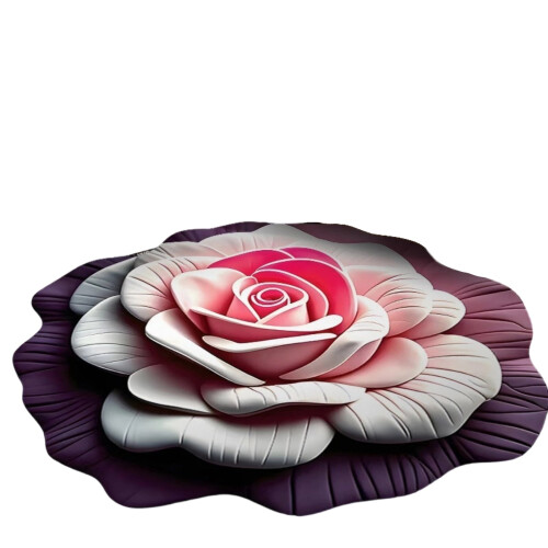 Tapete de entrada com estampa floral, antiderrapante e absorvente, 45 x 75 cm (18 x 30 polegadas).