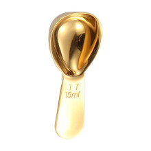 Stainless Steel Short-Handle Measuring Spoon, 304 Food-Safe, 15ml/30ml, for Coffee, Tea, Sugar, Flour – Precision Baking & Cooking Tool