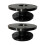 Autodeurluidspreker claxon adapter zwart 11,5x11,5cm 2 stuks 4