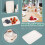 Drainage Dish Rack Tray Large Size Scratch Resis Plastic Food Trays Rectangular Slip Serving Kitchen Dining & Bar 2