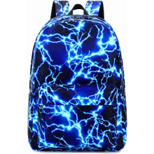 Waterdichte schoolrugzak met laptopvak, blauw