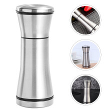 Stainless Steel Pepper Mill High-Grade Core Easy Clean for Home Silver 2Pcs