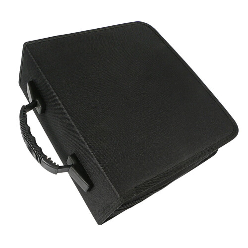 320 Discs Organizer Storage Portable Dvd Boxes Black