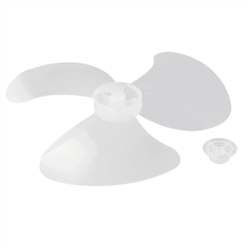 Hélice de plástico para ventilador, adequada para ventilador vertical de 16 polegadas, com 3 pás, peça universal para uso doméstico. 2