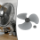 Hélice de plástico para ventilador, adequada para ventilador vertical de 16 polegadas, com 3 pás, peça universal para uso doméstico. 4